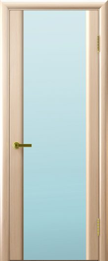 Межкомнатная шпонированная дверь Luxor Legend Синай 3 (стекло белое) Беленый дуб остекленная — фото 1
